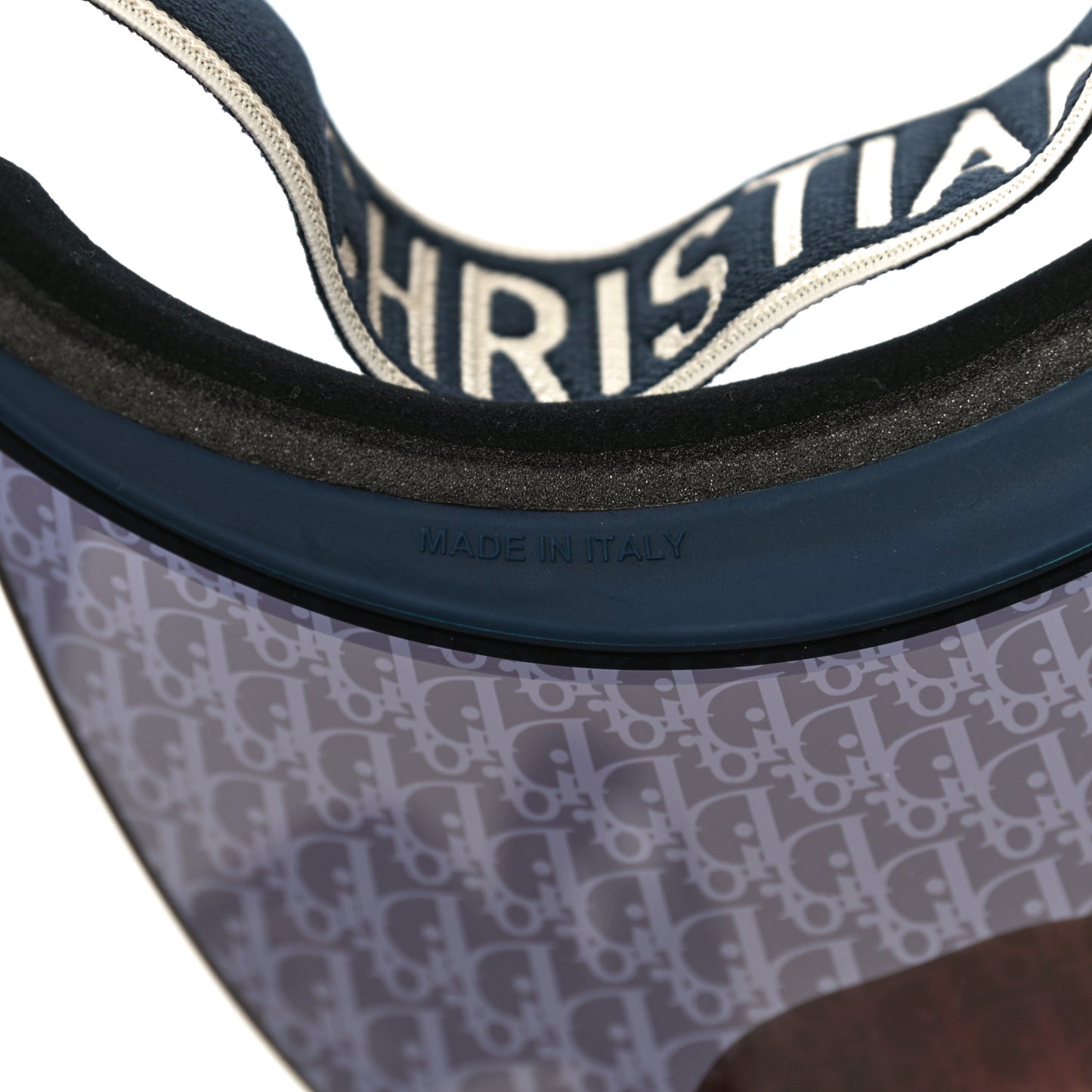 Oblique DiorClub V1U Sun Visor Blue