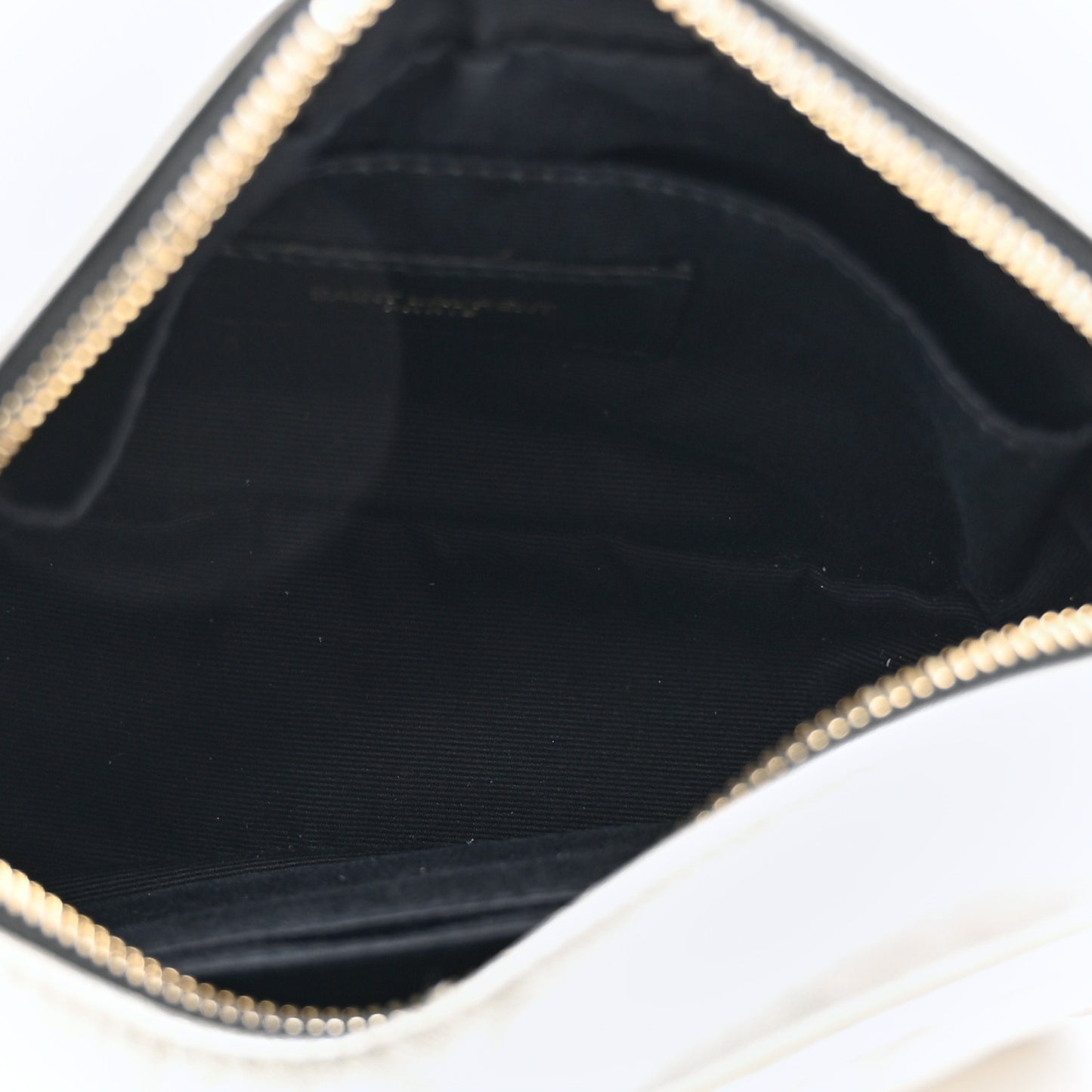Metallic Calfskin Matelasse Monogram Lou Belt Bag Platino