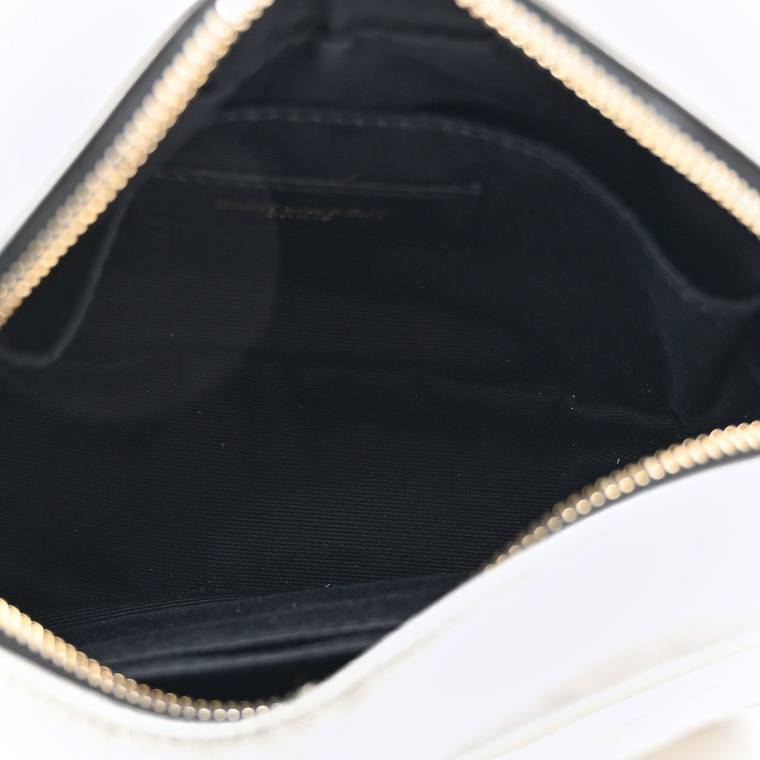 Saint Laurent Metallic Calfskin Matelasse Monogram Lou Belt Bag Platino 5 of 13