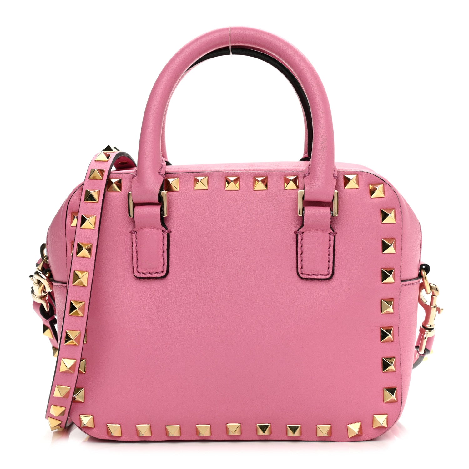 Valentino Garavani Vitello Mini Rockstud Convertible Satchel Ninphea 1 of 10