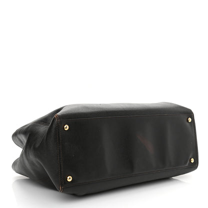 Chanel Calfskin Cerf Executive Shopper Tote Black 4 of 17