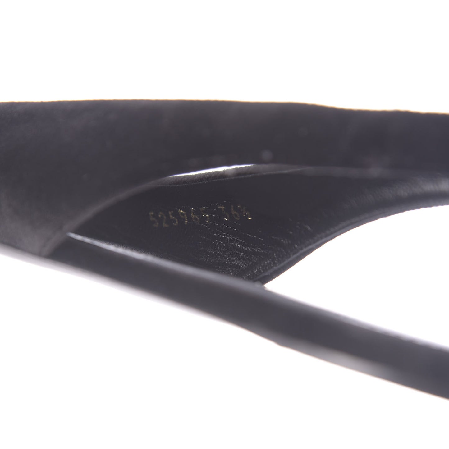 Velvet BB Knife Pointy Toe Slingback Flats 36.5 Black