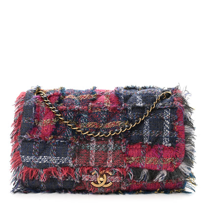 Chanel Tweed Jumbo Flap Red 1 of 10