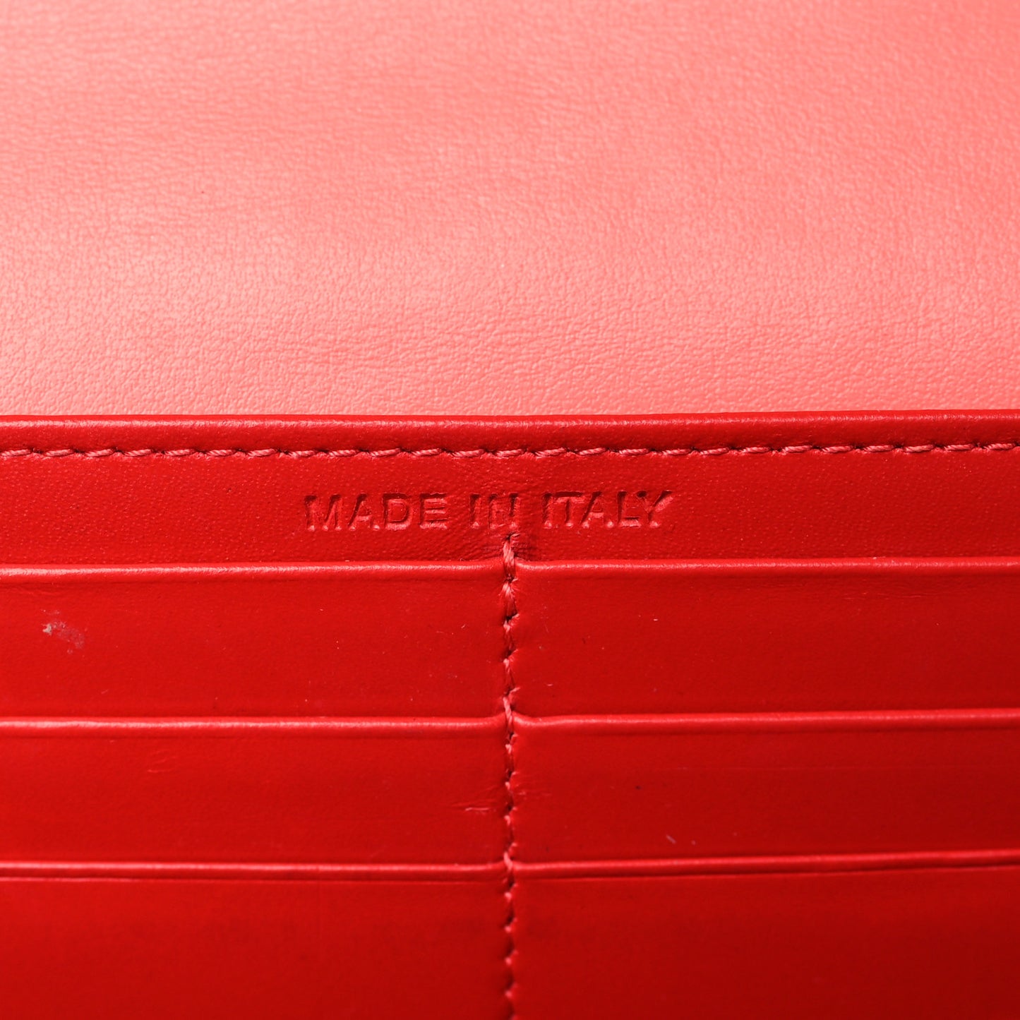 Calfskin Boudoir Chain Wallet Capucine