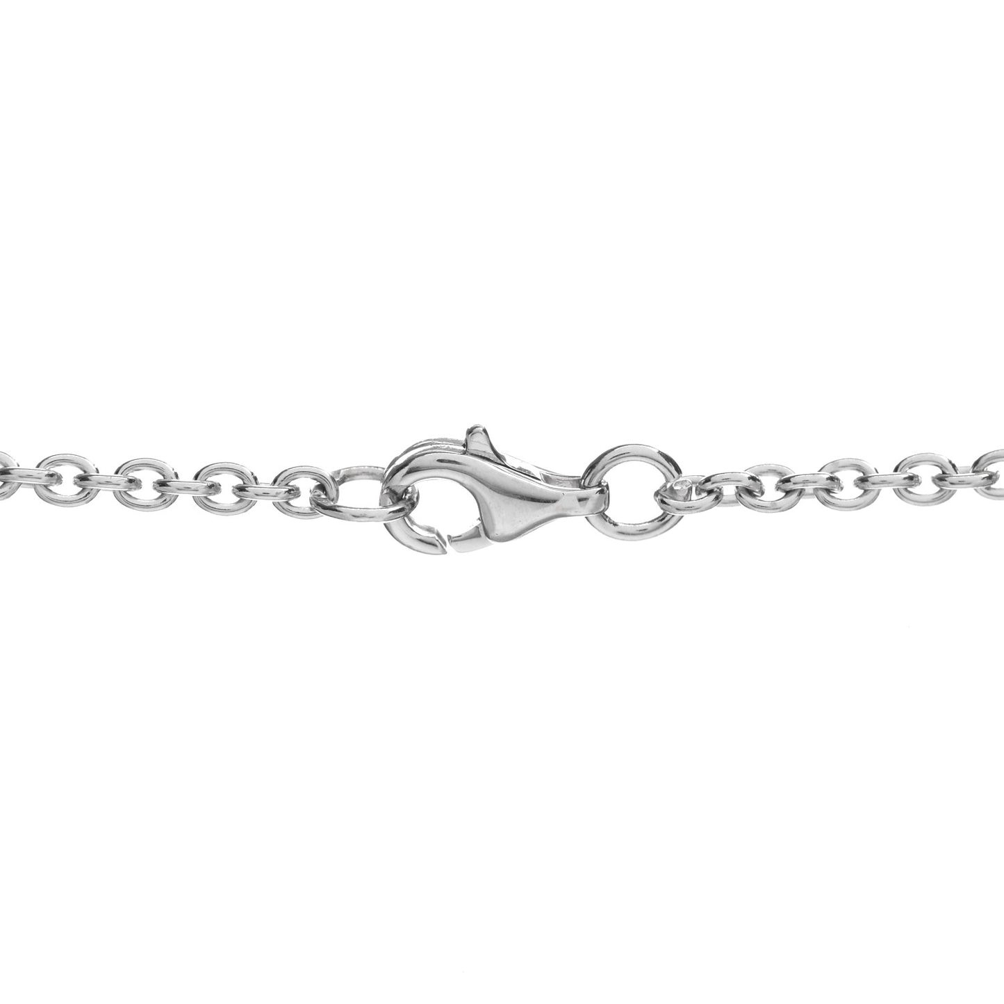 18K White Gold Diamond Bouton de Camelia Transformable Pendant Necklace