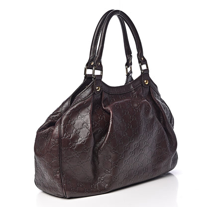 Gucci Guccissima Medium Sukey Tote Chocolate 3 of 10