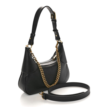 Gucci Goatskin Small Aphrodite Shoulder Bag Black 3 of 10