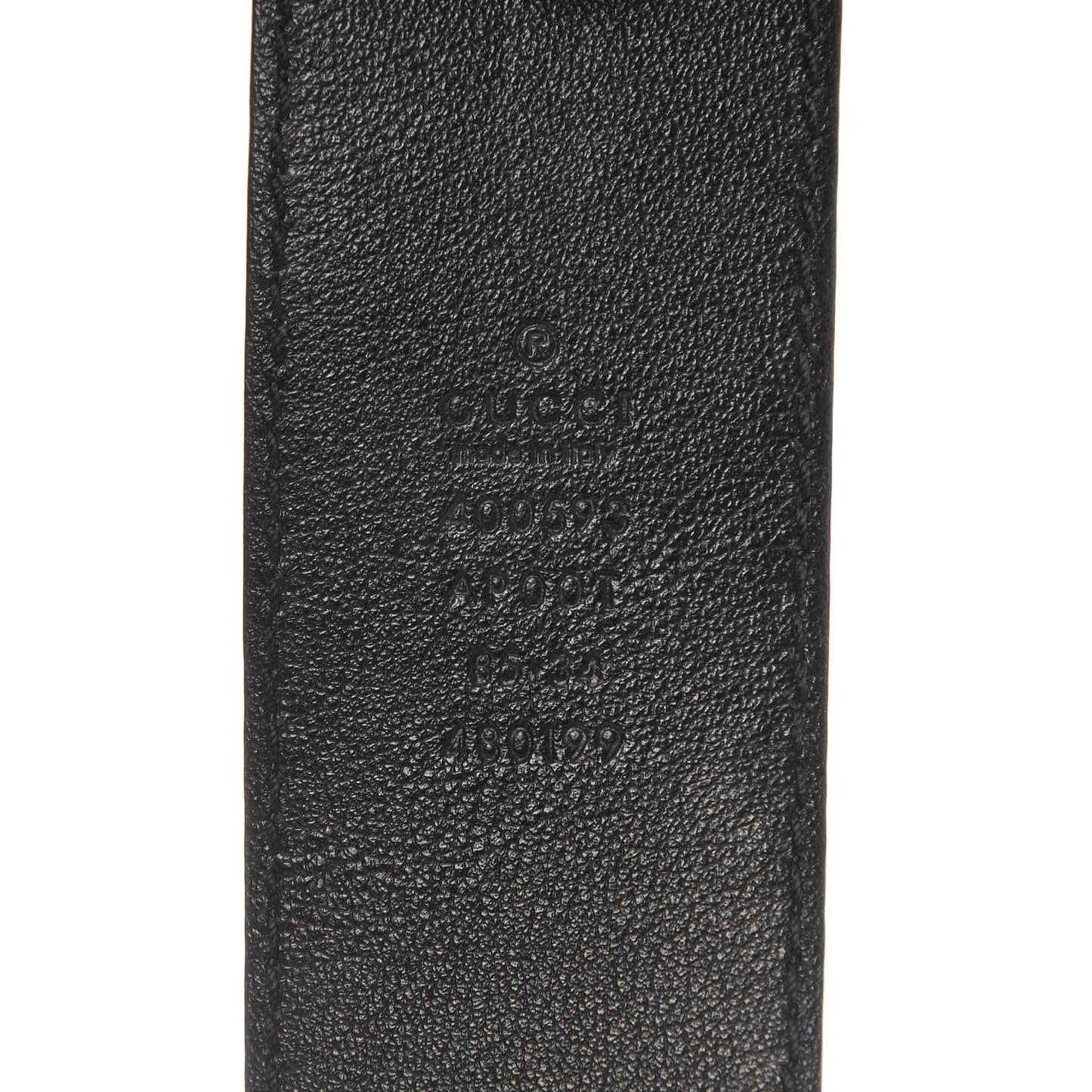 Calfskin Double G 40mm Belt 85 34 Black
