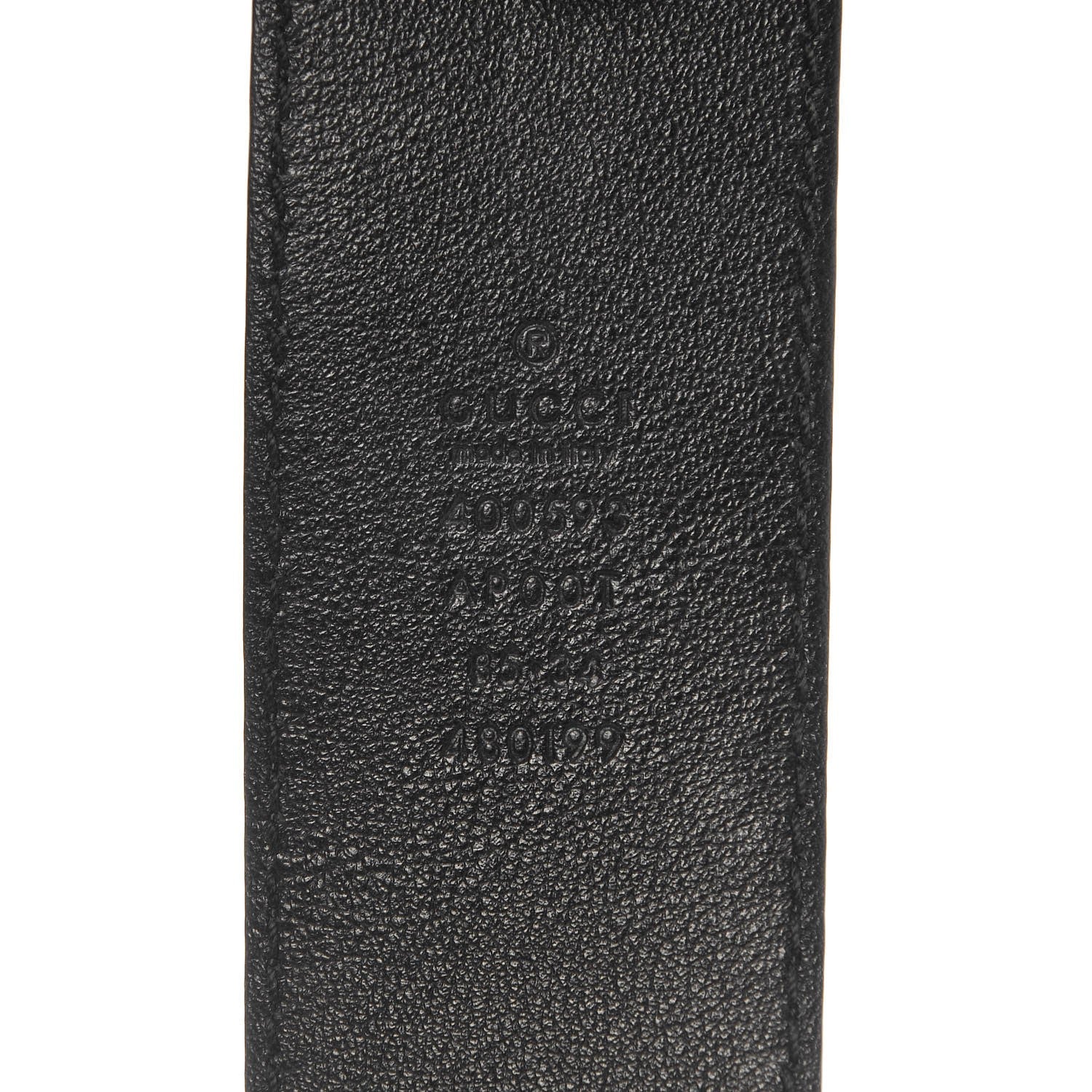 Gucci Calfskin Double G 40mm Belt 85 34 Black 3 of 5