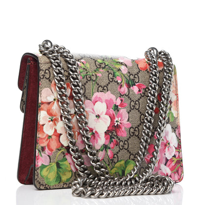 Gucci GG Supreme Monogram Blooms Mini Dionysus Shoulder Bag Beige Multicolor Dry Rose 4 of 11
