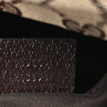 Gucci GG Monogram Medium Web Handle Vertical Tote Dark Brown 7 of 10
