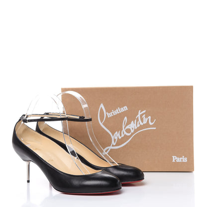 Christian Louboutin Nappa Ika 70 Pumps 40 Black Silver 10 of 10