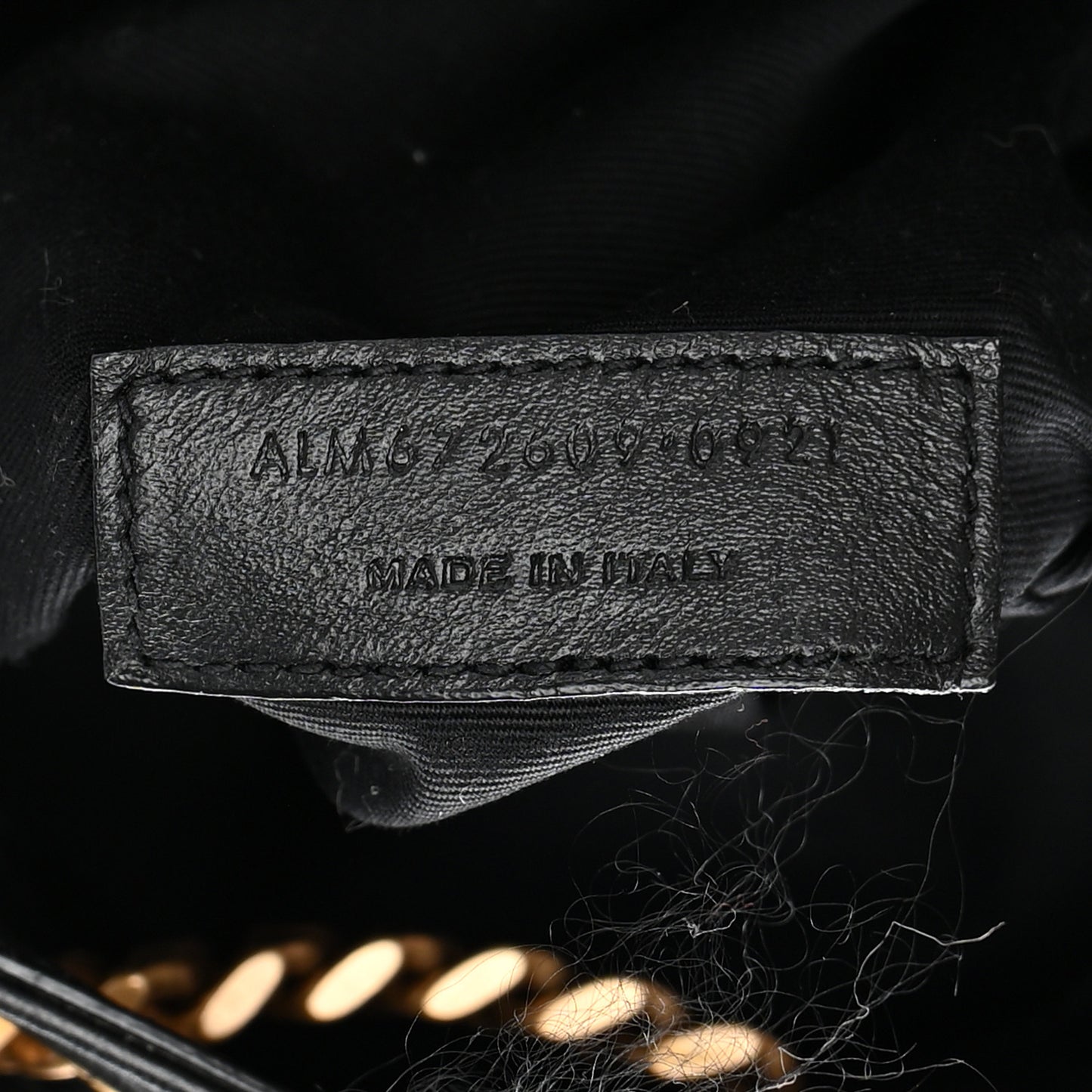 Shearling Lambskin Joe Backpack Black