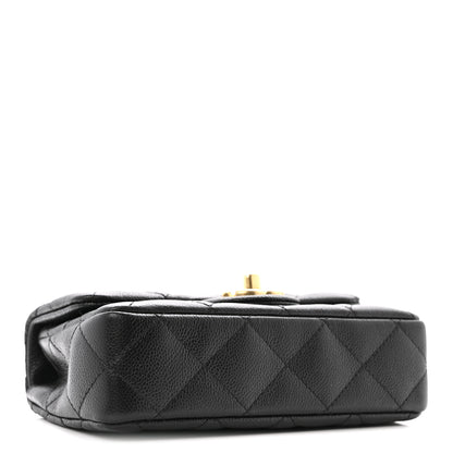 Chanel Caviar Quilted Mini Sweetheart Rectangular Flap Black 4 of 11