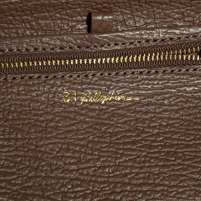 3.1 Phillip Lim 3.1 Textured Calfskin Mini Pashli Satchel Taupe 7 of 26