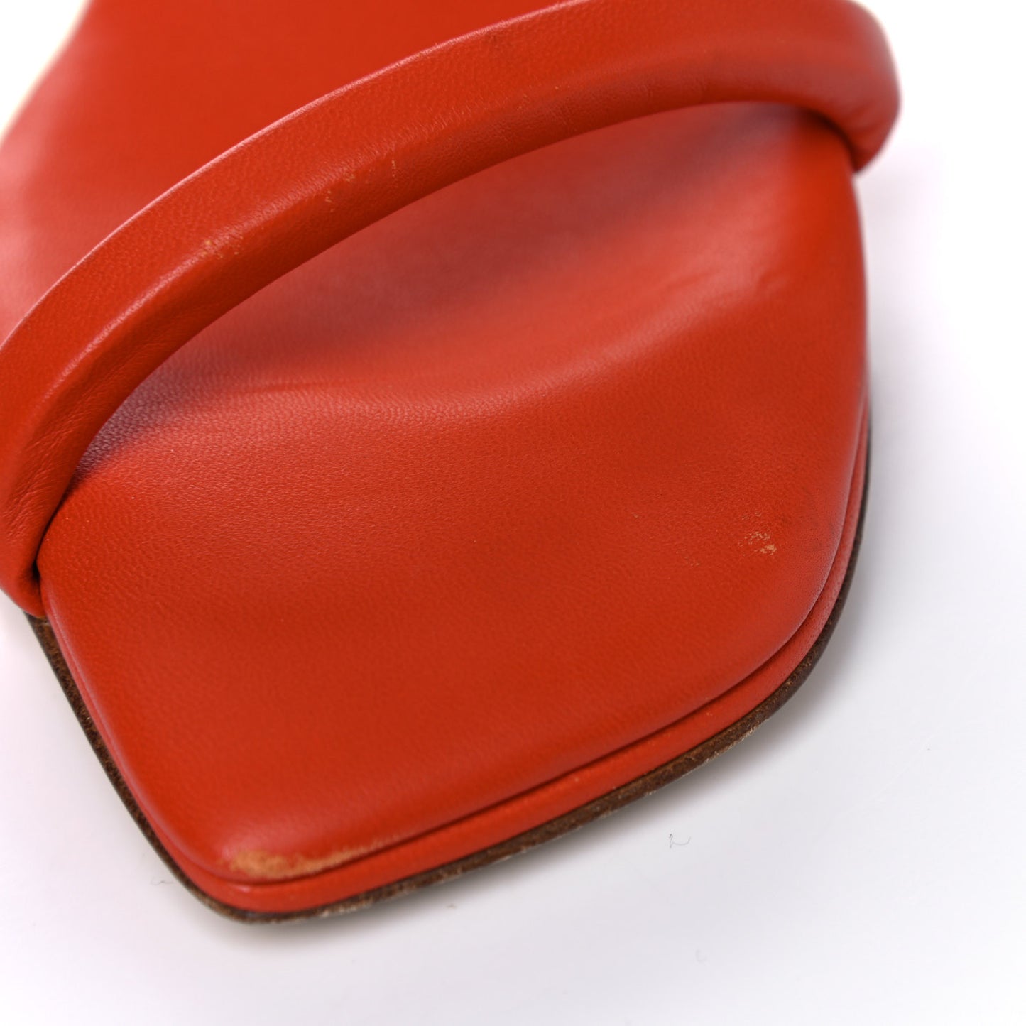 Nappa Spiral Sandals 40 Orange