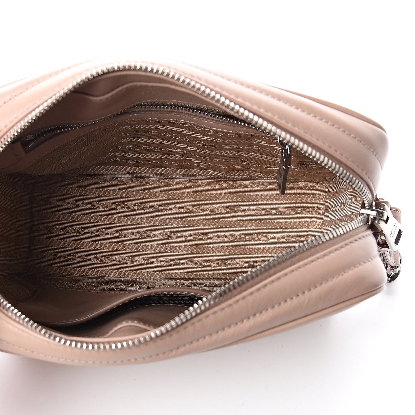 Soft Calfskin Diagramme Crossbody Bag Cipria