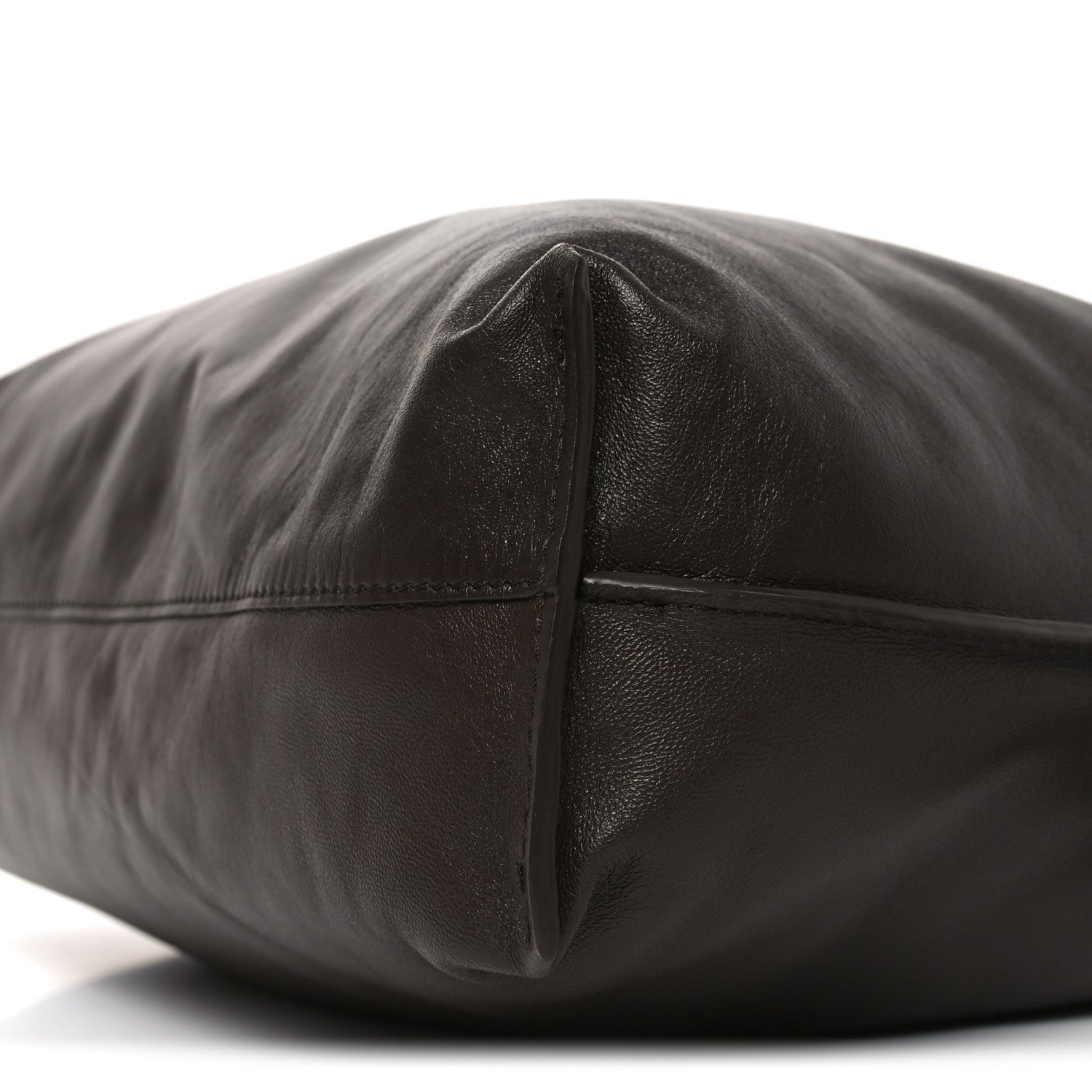 Loewe Calfskin Flamenco Puffer Knot Bag Dark Brown 9 of 9