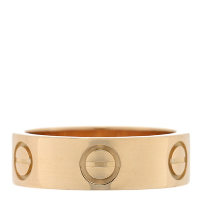 Cartier 18K Yellow Gold 5.5mm LOVE Ring 49 5 3 of 5