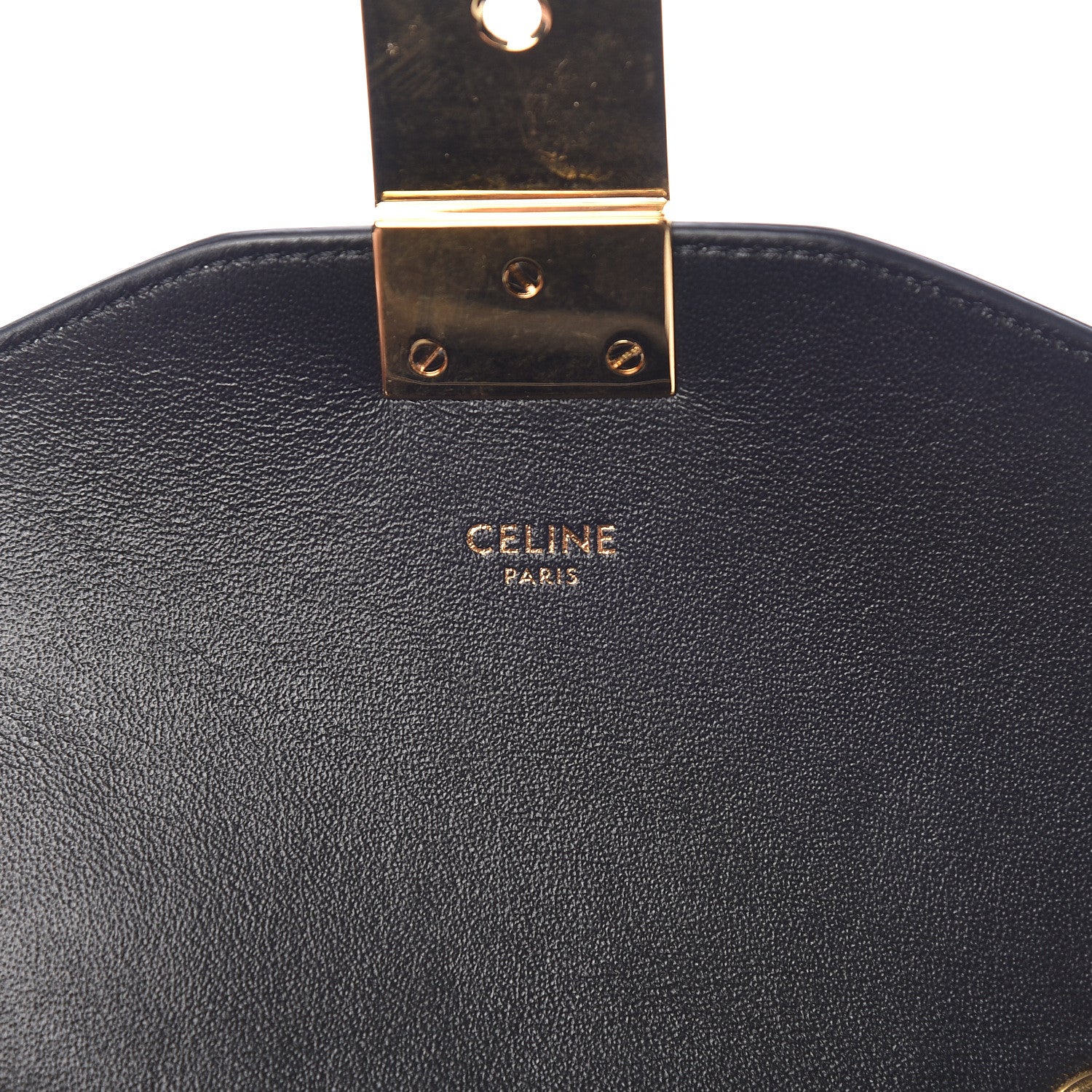 Celine Shiny Calfskin Small C Bag Black 10 of 11