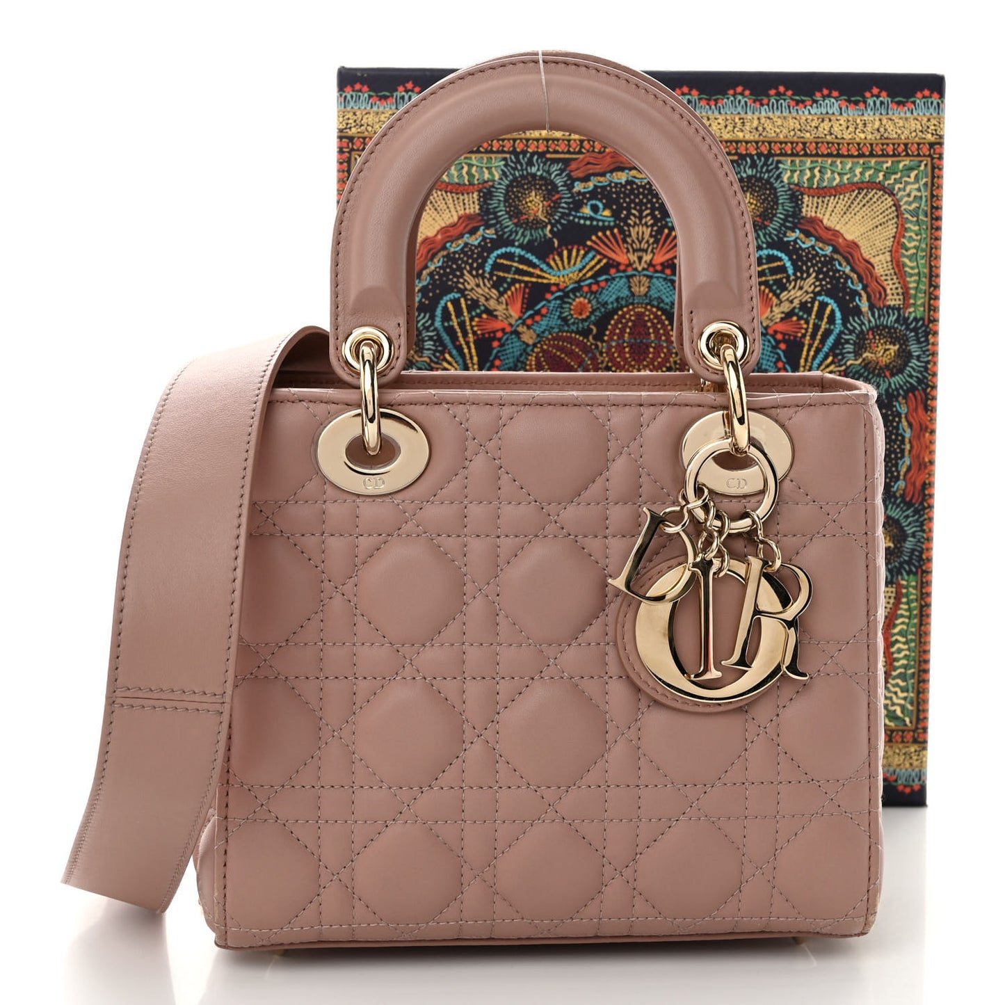 Lambskin Cannage Small My ABCDior Lady Dior Fard