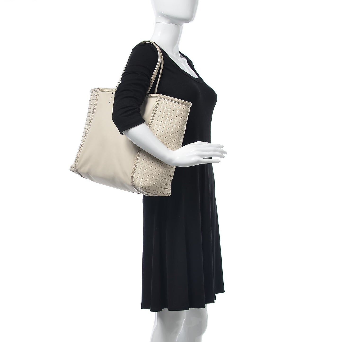 Nappa Ayers Intrecciato Tote Mist