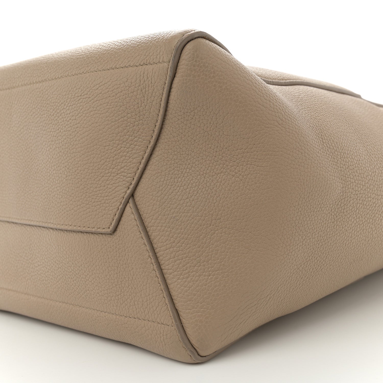 Celine Soft Grained Calfskin Sangle Bucket Bag Dune 9 of 11