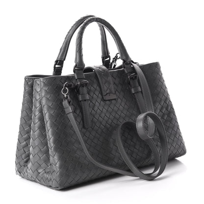 Bottega Veneta Light Calf Intrecciato Small Roma Light Grey 3 of 10
