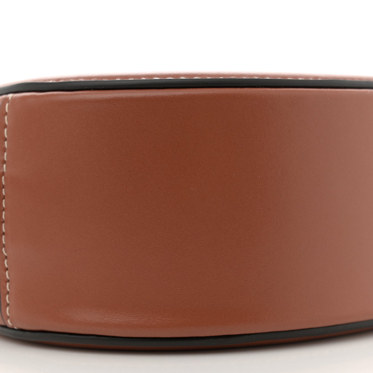 Smooth Calfskin Cuir Triomphe Oval Bag Tan