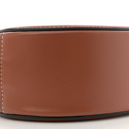 Celine Smooth Calfskin Cuir Triomphe Oval Bag Tan 9 of 10