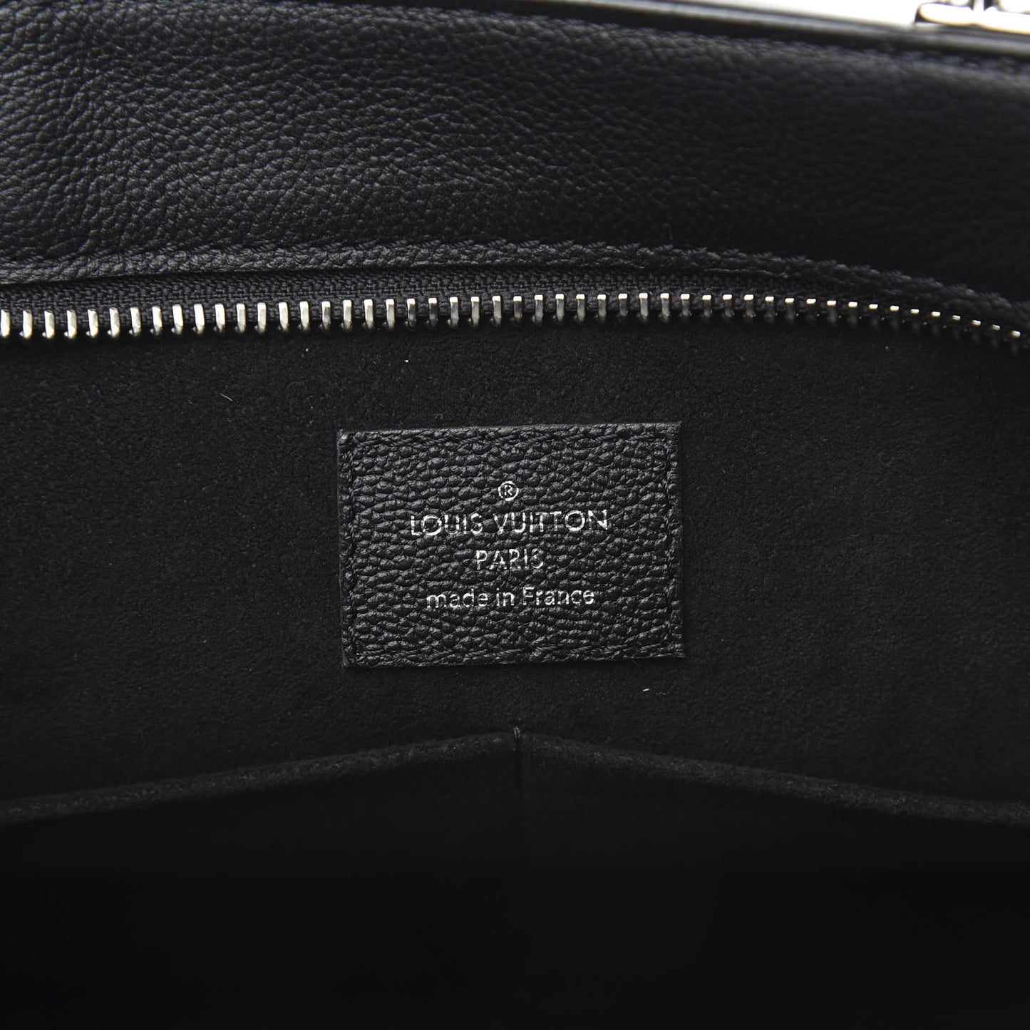 Monogram Cuir Plume Very Zipped Tote Black