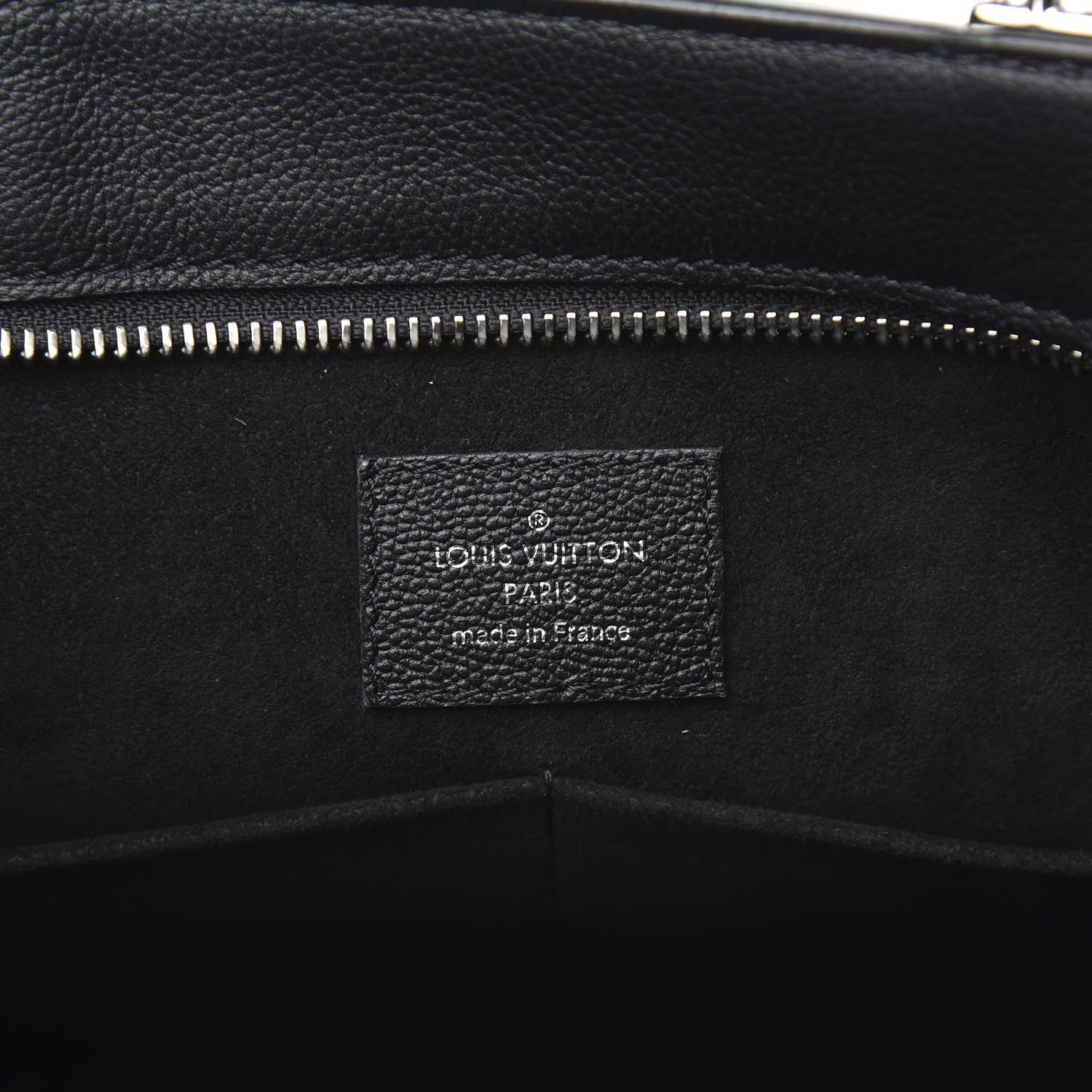 Louis Vuitton Monogram Cuir Plume Very Zipped Tote Black 6 of 10