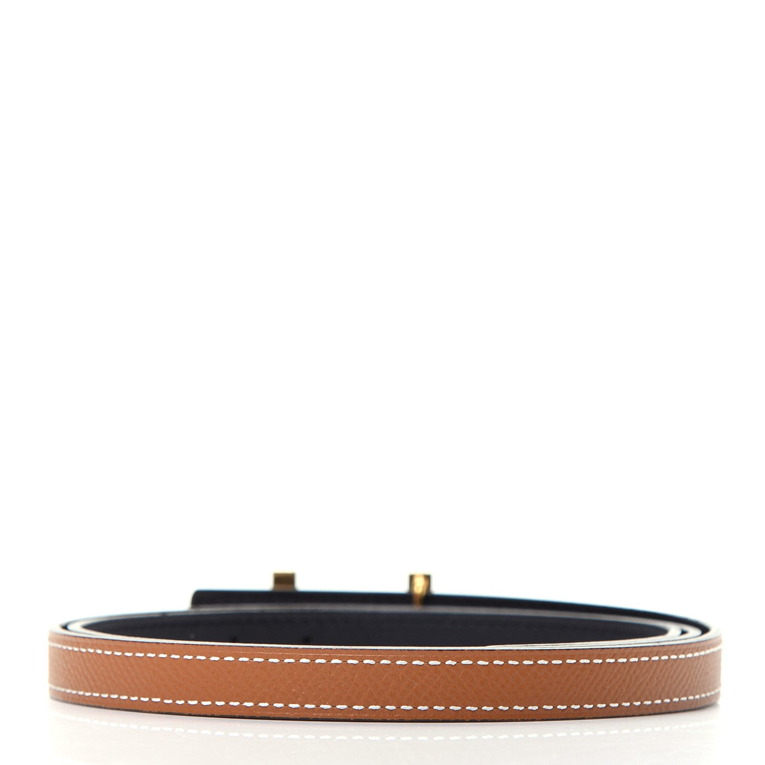 Hermes Swift Epsom 13mm Focus Belt 85 Black Gold 2 of 6