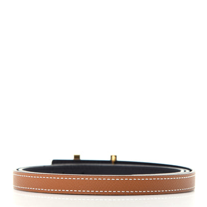 Hermes Swift Epsom 13mm Focus Belt 85 Black Gold 2 of 6