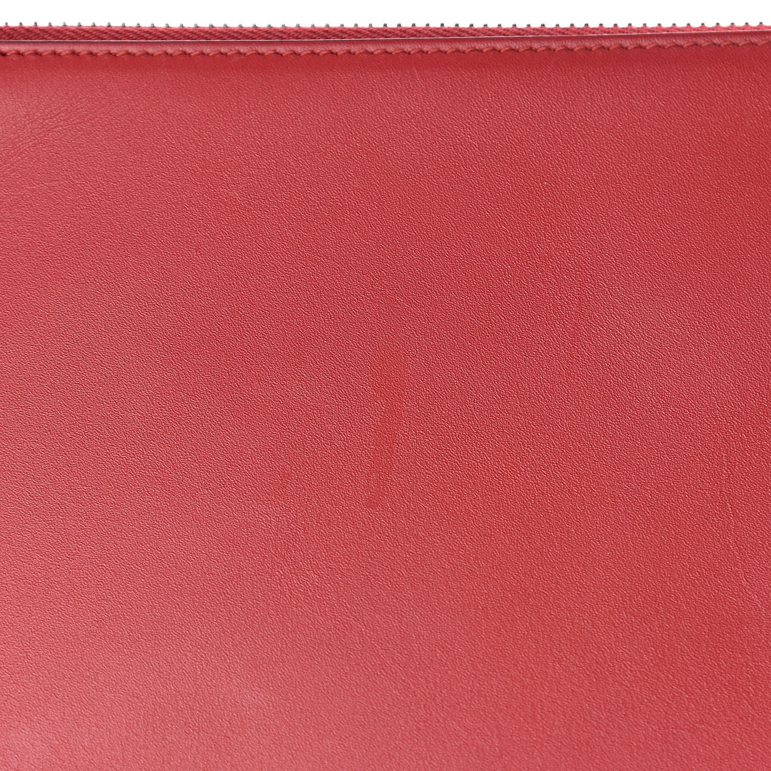 Gucci Calfskin GucciGhost Print Pouch Hibiscus Red 10 of 10