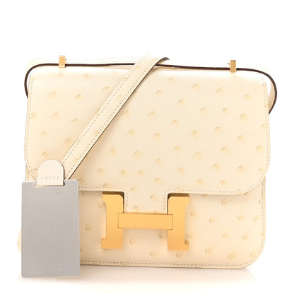 Hermes Ostrich Constance 18 Nata 3 of 12