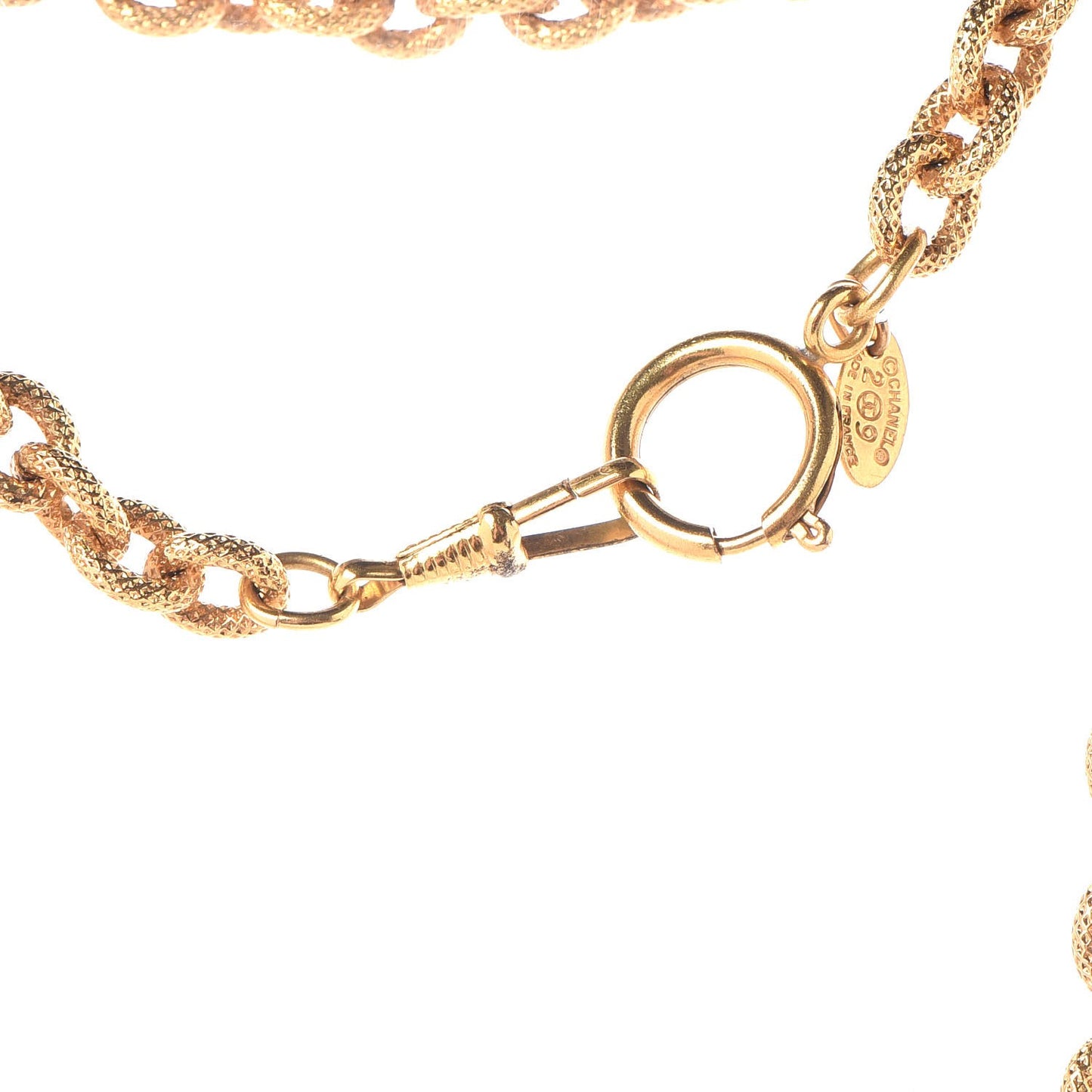 CC Heart Chain Pendant Necklace