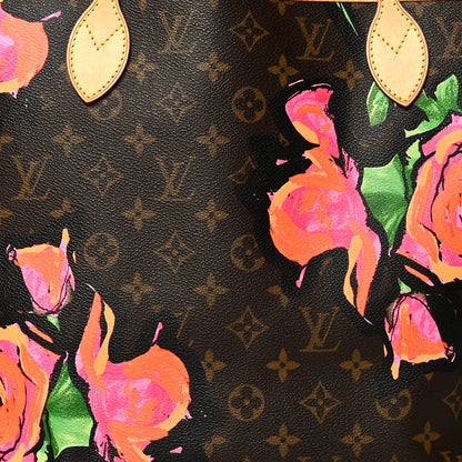Louis Vuitton Monogram Roses Neverfull MM 7 of 13