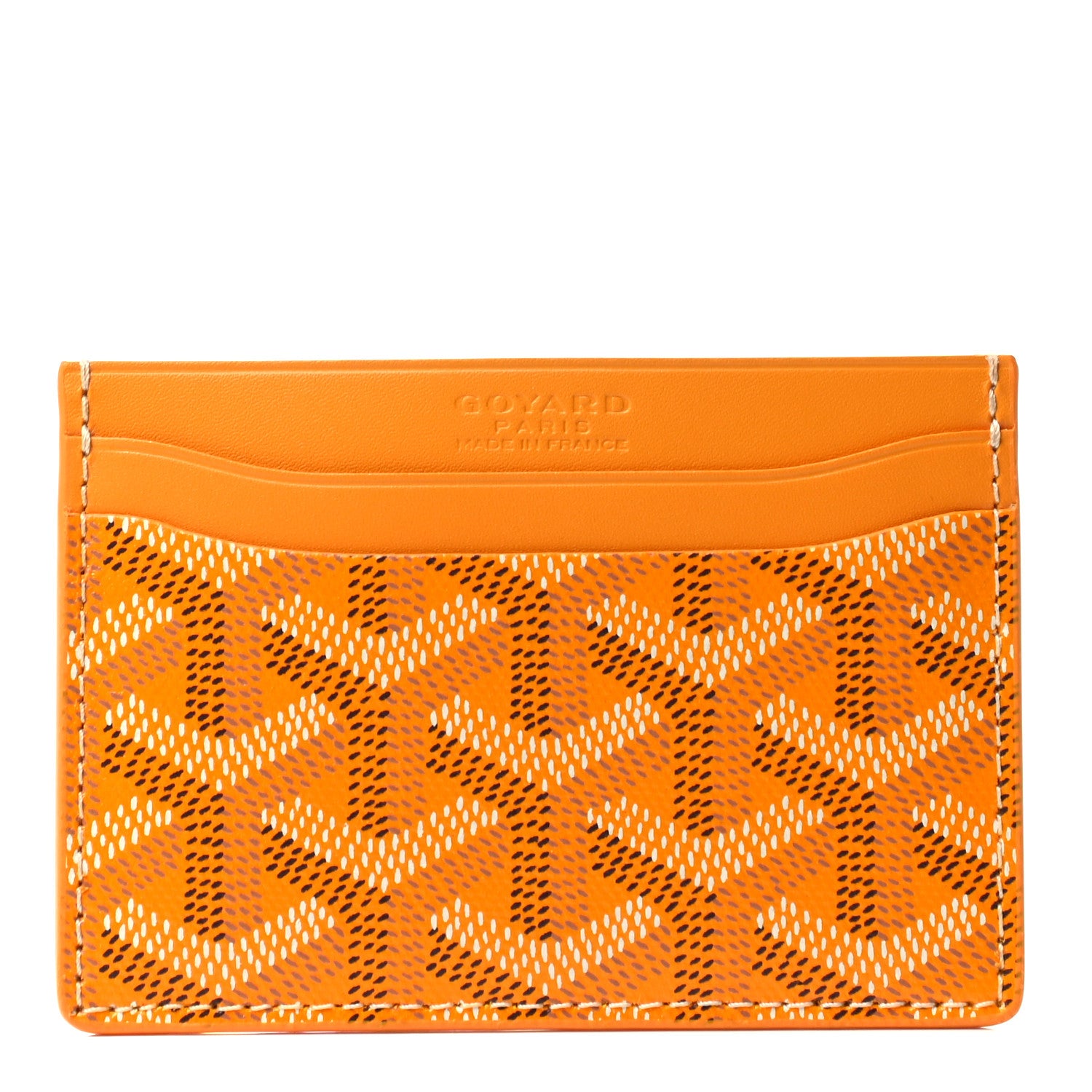 Goyard Goyardine Saint Sulpice Card Holder Yellow 1 of 4