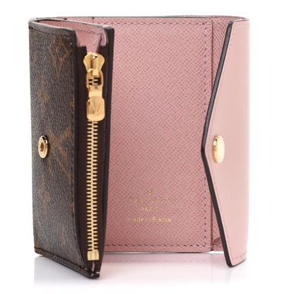 Louis Vuitton Monogram Zoe Wallet Rose Ballerine 5 of 8