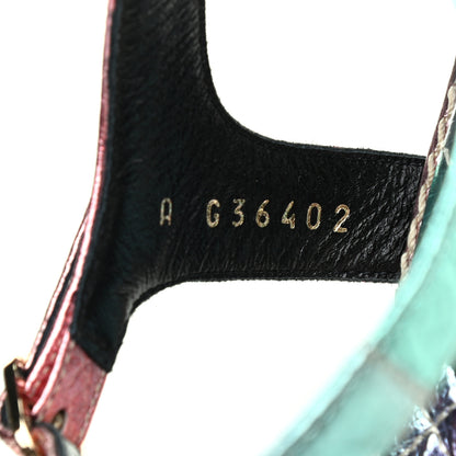 Chanel Goatskin Fantasy CC Pearl Thong Sandals 38.5 Multicolor 8 of 8