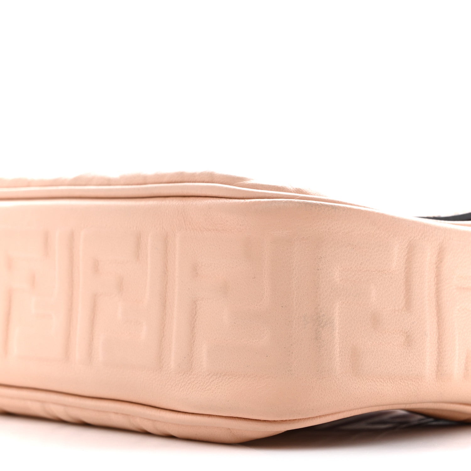 Fendi Nappa Small FF Embossed Midi Chain Baguette Light Rose 10 of 16