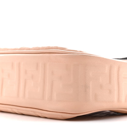 Fendi Nappa Small FF Embossed Midi Chain Baguette Light Rose 10 of 16