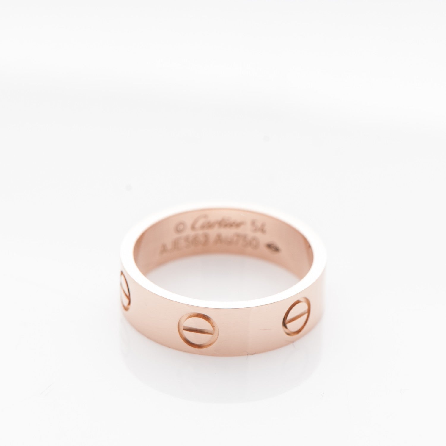 Cartier 18K Pink Gold 5.5mm LOVE Ring 54 7 3 of 4