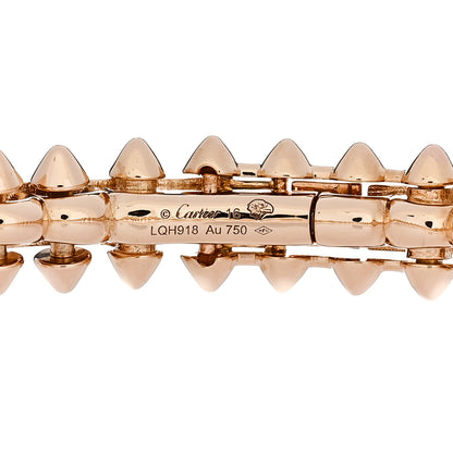 Cartier 18K Pink Gold Small Clash De Cartier Bracelet 16 3 of 4