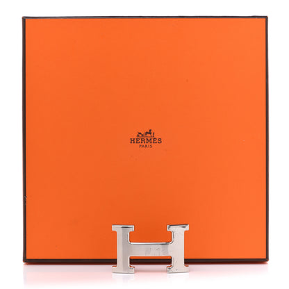Hermes Polished Palladium 32mm H Belt Buckle Silver 5 of 5