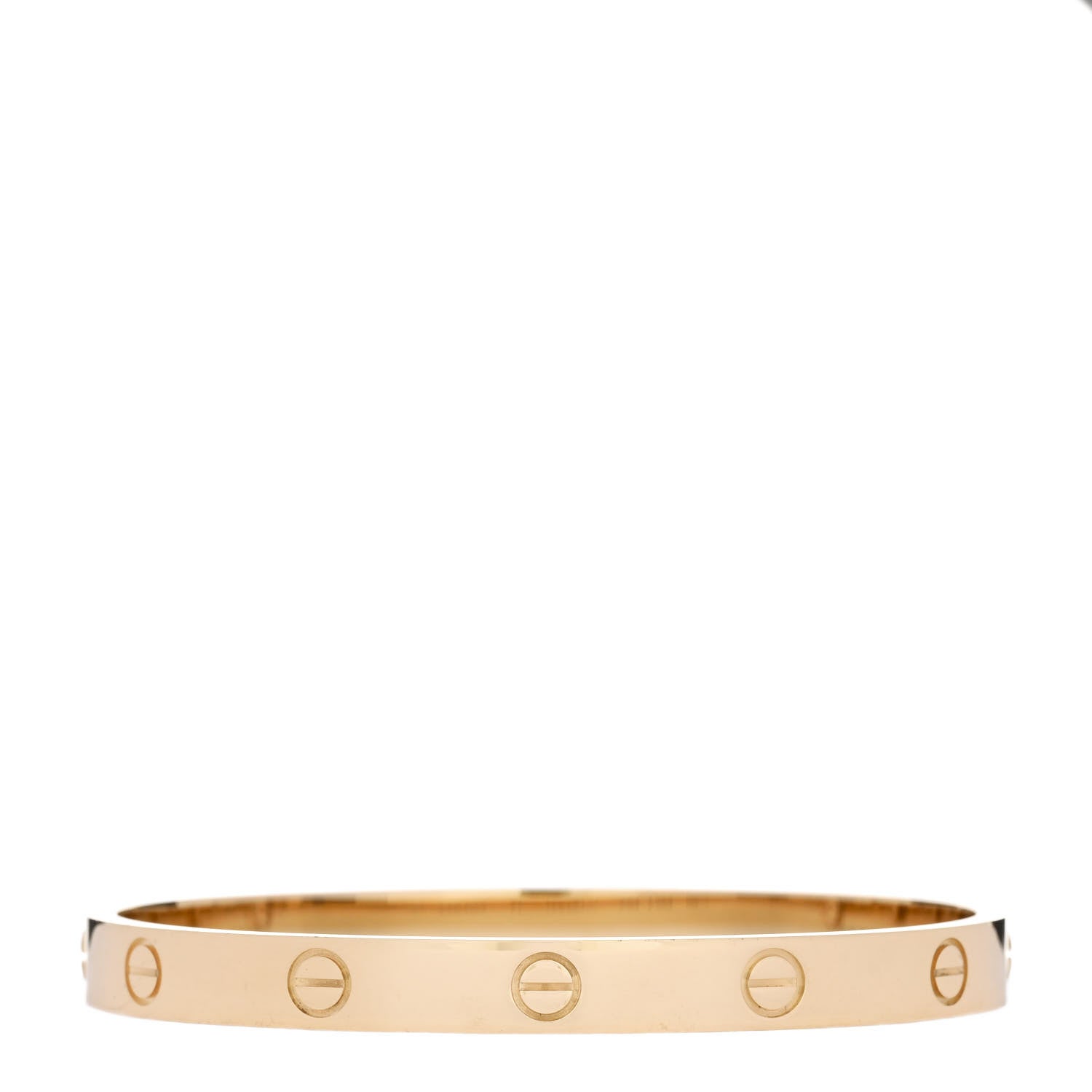 Cartier 18K Yellow Gold LOVE Bracelet 17 2 of 9