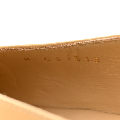 Chanel Goatskin Grosgrain Cap Toe CC Slingback Pumps 41 Beige Black 11 of 12