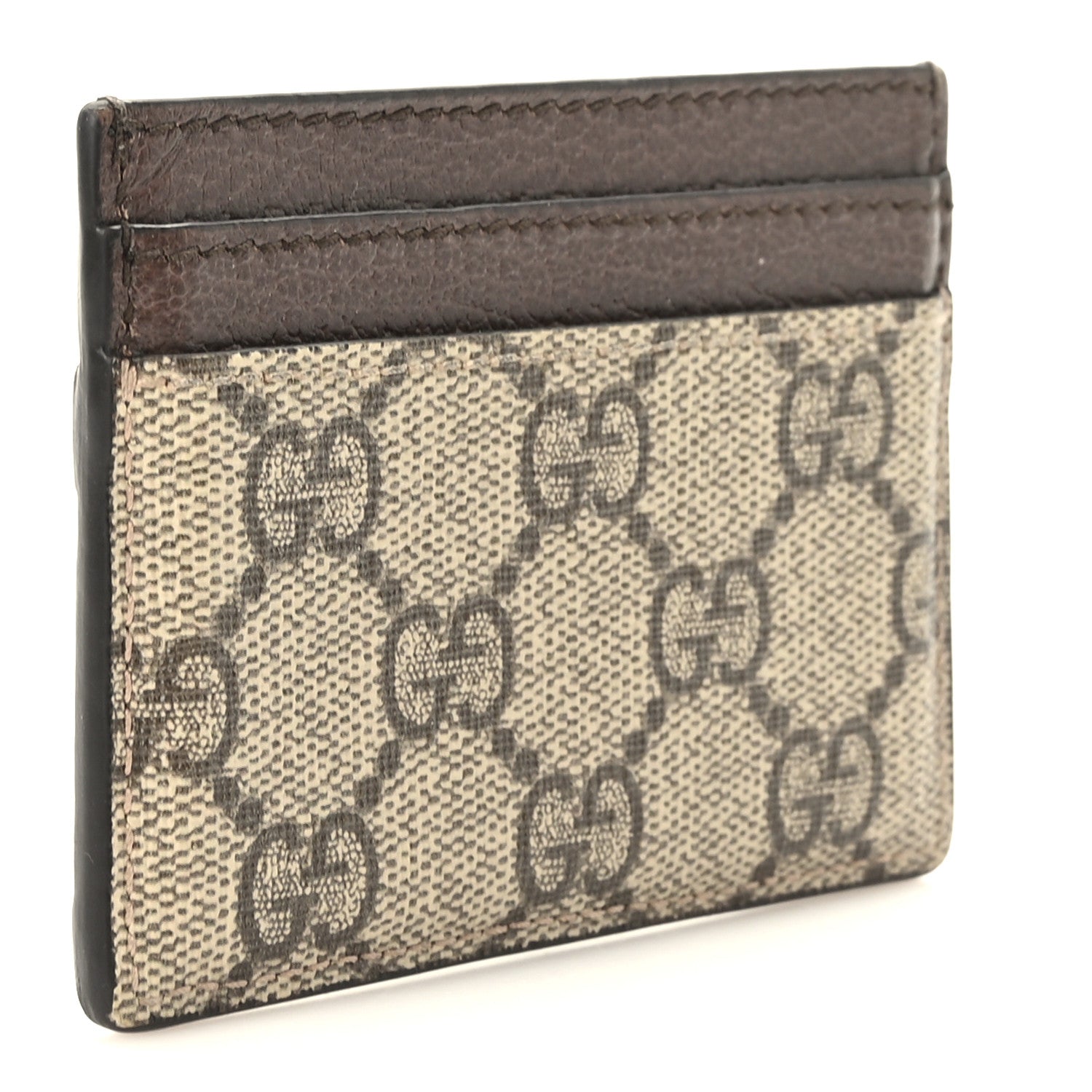 Gucci GG Supreme Monogram Ophidia Card Holder Brown 3 of 6