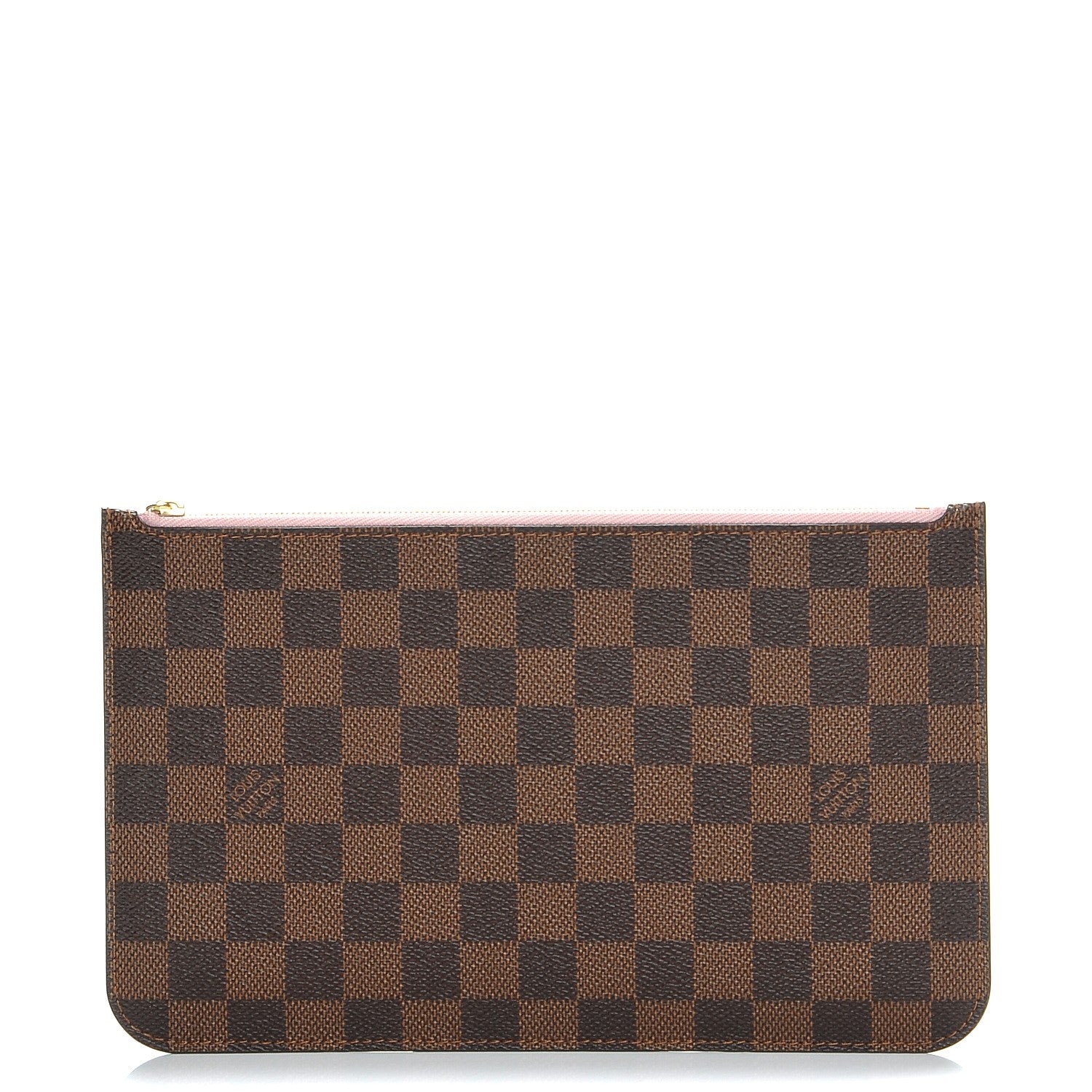 Louis Vuitton Damier Ebene Neverfull MM GM Pochette Rose Ballerine 1 of 8